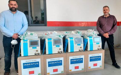 La empresa murciana Inbentus dona cuatro respiradores a la India